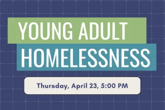 green and blue on indigo - young adult homelessness